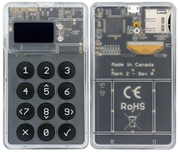 The Cold Card hardware wallet