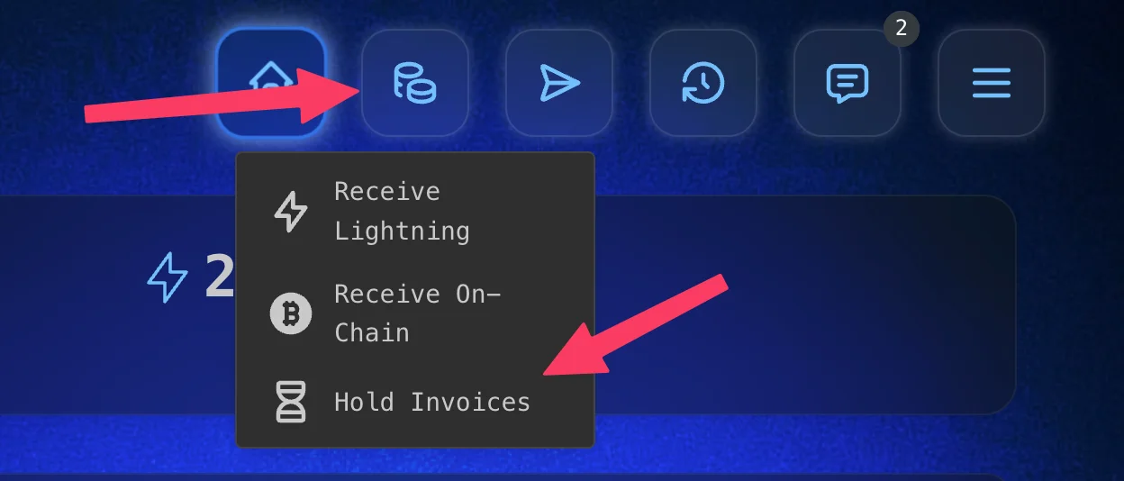 Receive → Hold Invoices