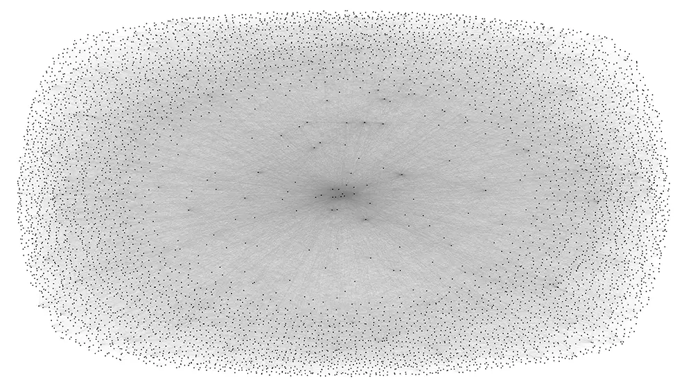 A map of the Lightning Network, April 2024. Created with a modified version of [this script](https://github.com/lnbook/lnbook/tree/develop/code/lngraph).