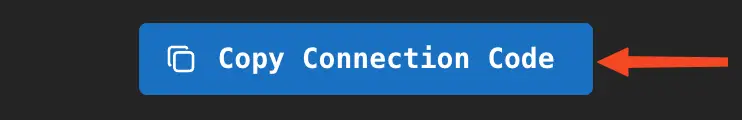 Copy the connection code to your clipboard