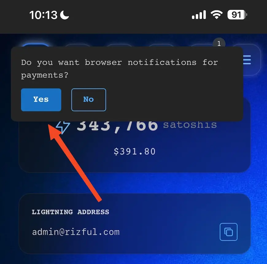 Yes, I want notifications